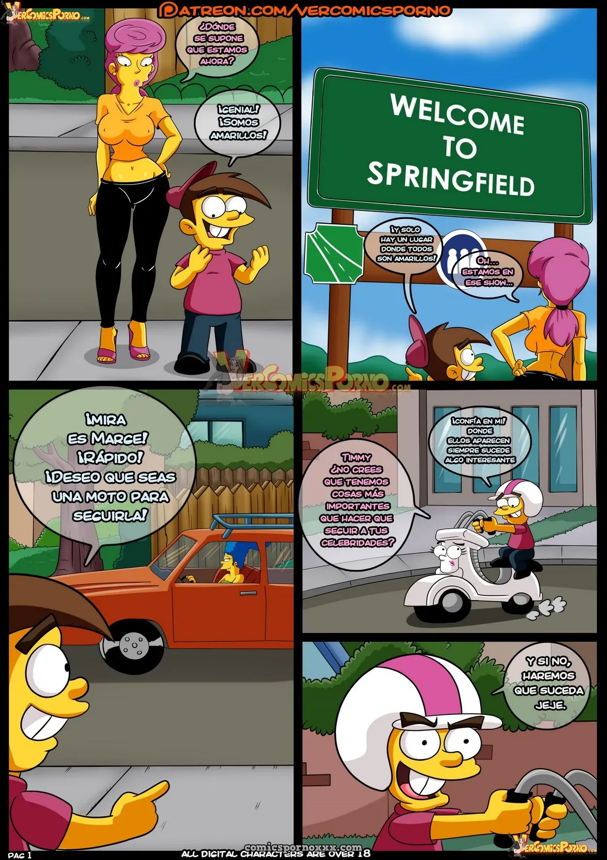 Milfs Catcher’s #2 (Los Simpson y Los Padrinos Mágicos Tienen Sexo) - Página 2