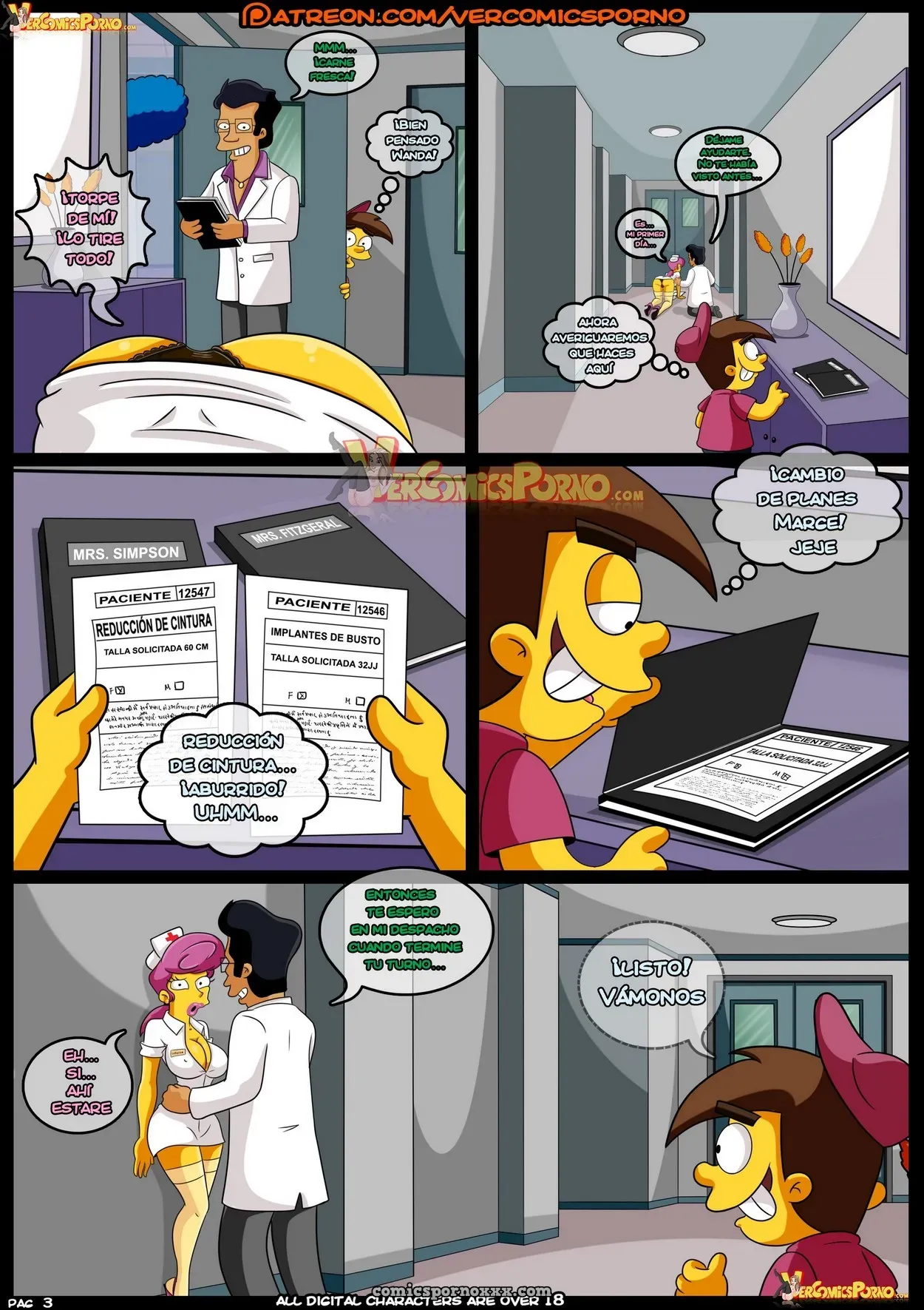 Milfs Catcher’s #2 (Los Simpson y Los Padrinos Mágicos Tienen Sexo) - Página 4