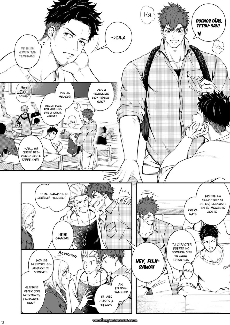 Meisho Hanten (Haruaki): Juuyoku Ungoggled Gay Porn - Página 12