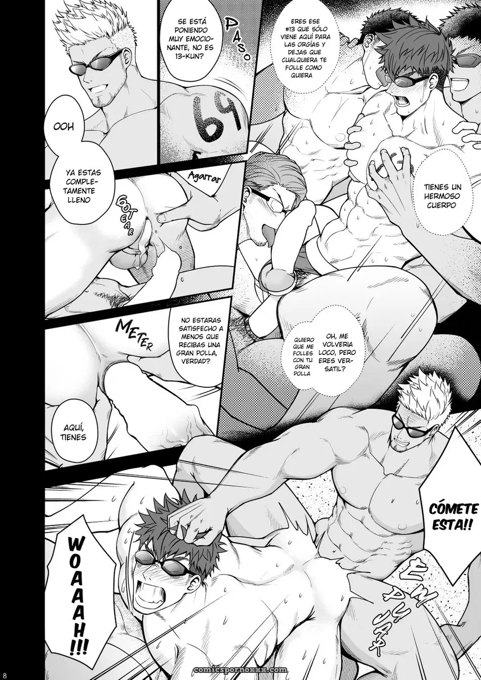 Meisho Hanten (Haruaki): Juuyoku Ungoggled Gay Porn - Página 8