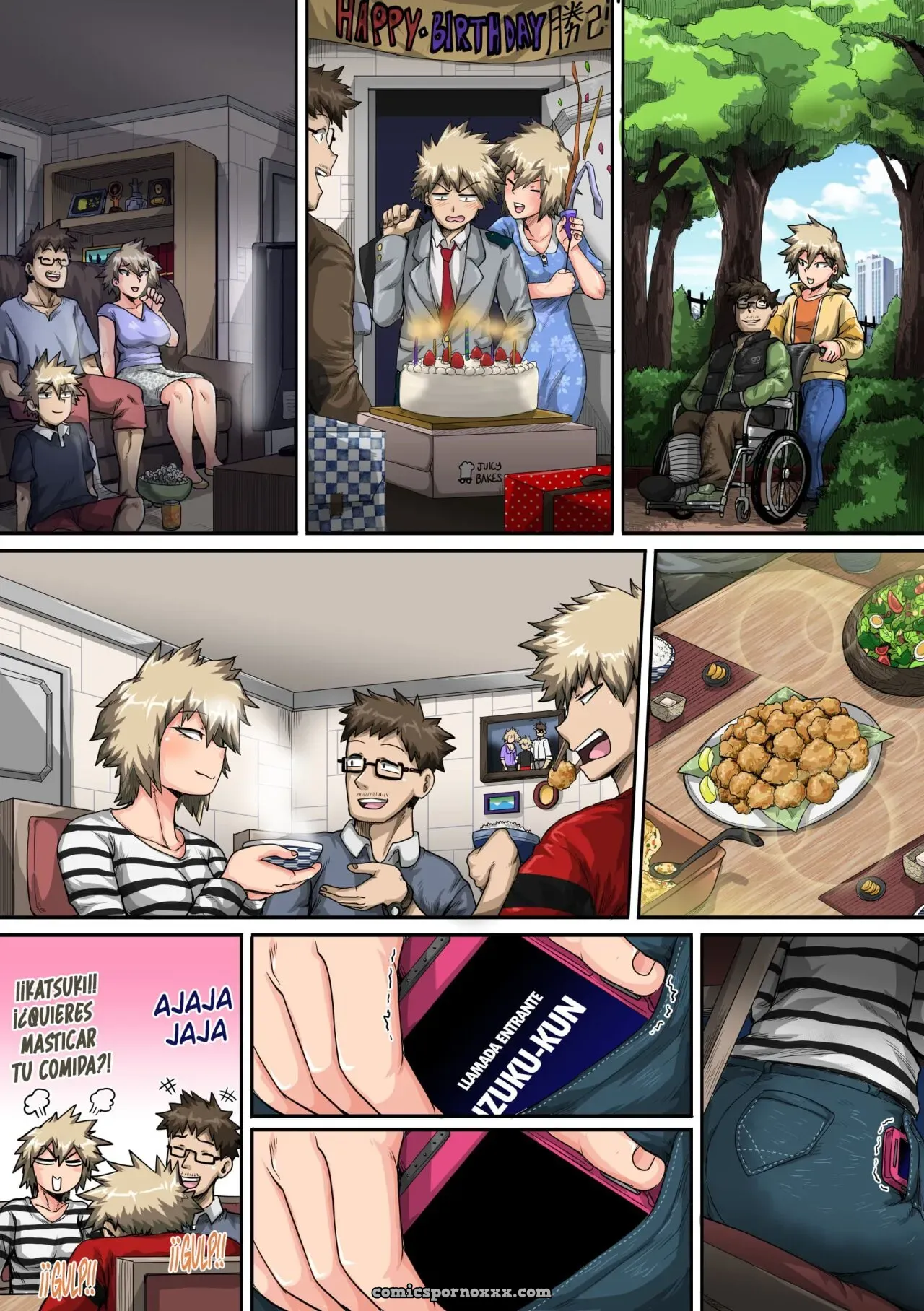 Boku No Harem – Vacaciones De Verano Con La Madre De Bakugou #2 - Página 13