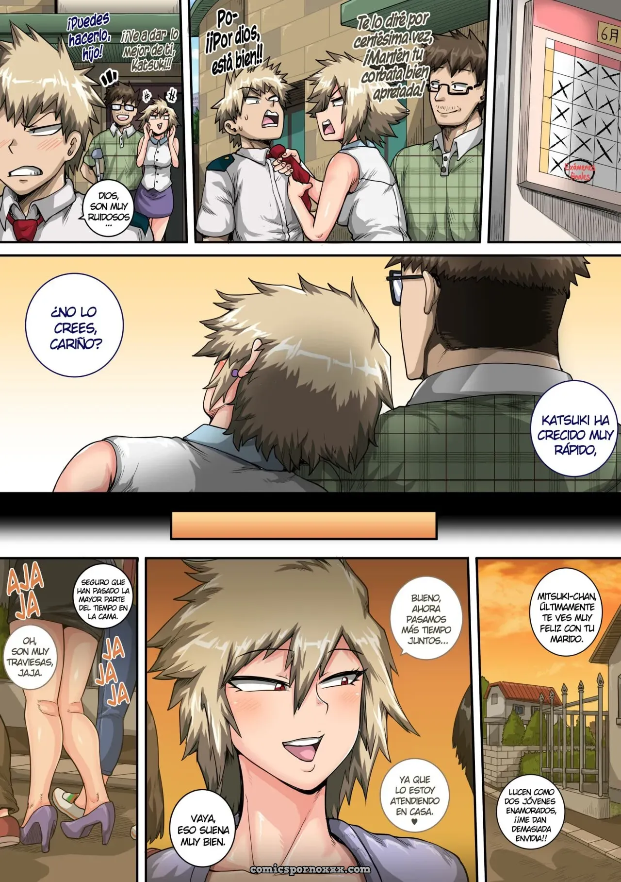 Boku No Harem – Vacaciones De Verano Con La Madre De Bakugou #2 - Página 15