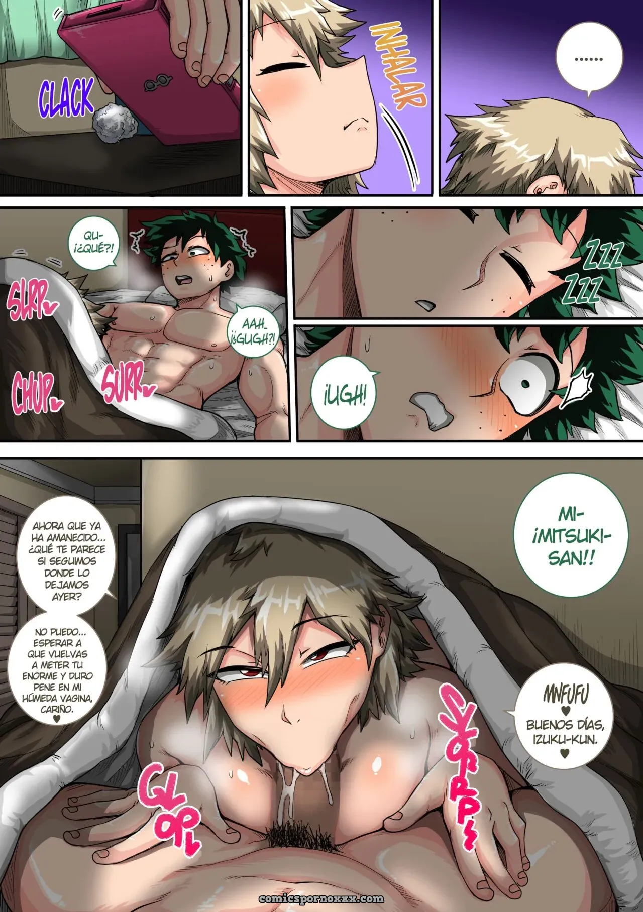 Boku No Harem – Vacaciones De Verano Con La Madre De Bakugou #2 - Página 19