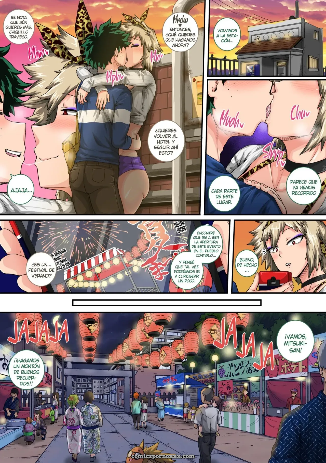 Boku No Harem – Vacaciones De Verano Con La Madre De Bakugou #2 - Página 49
