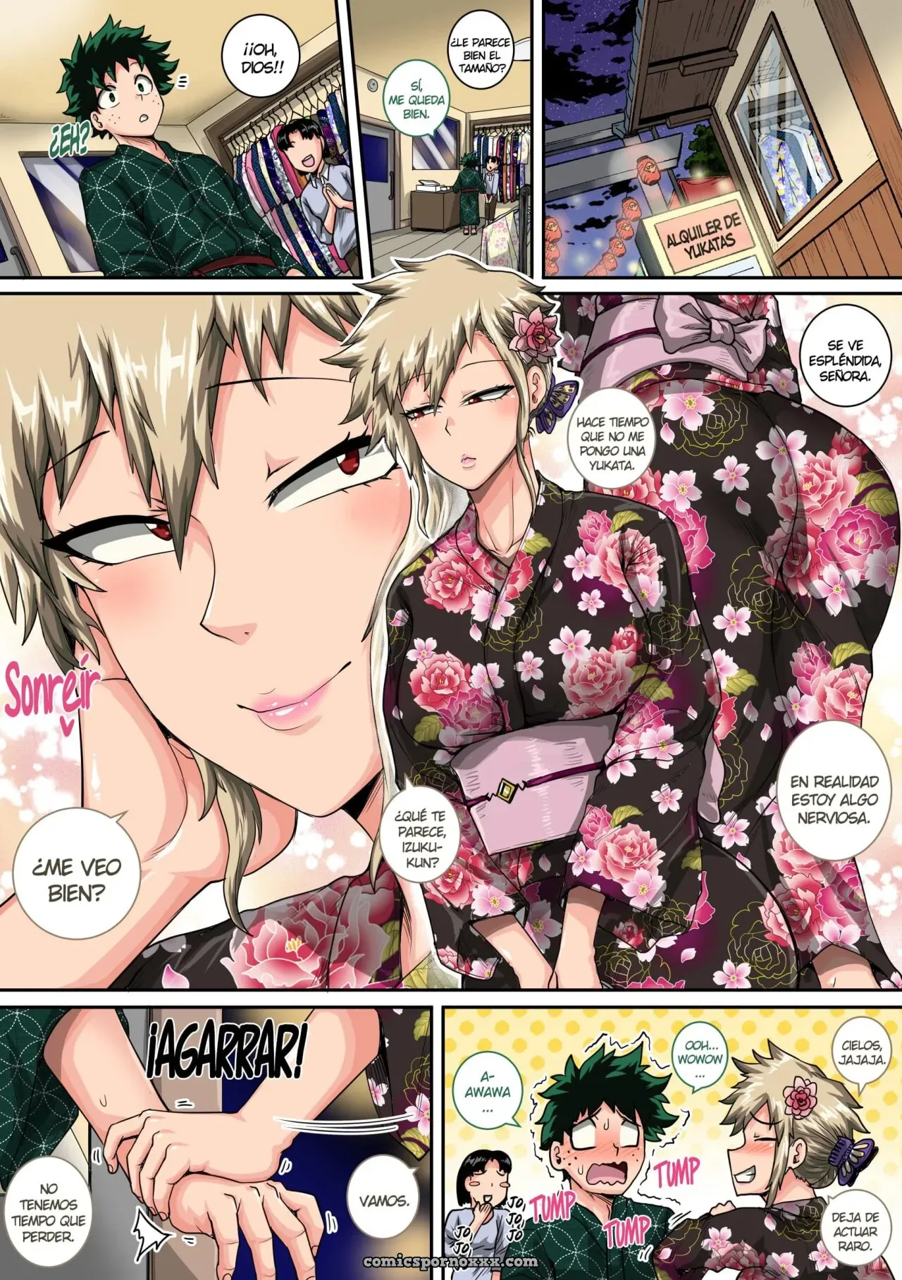 Boku No Harem – Vacaciones De Verano Con La Madre De Bakugou #2 - Página 50
