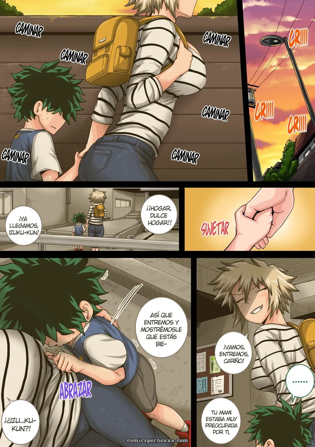 Boku No Harem Vacaciones De Verano Con La Madre De Bakugou #4 - Página 45