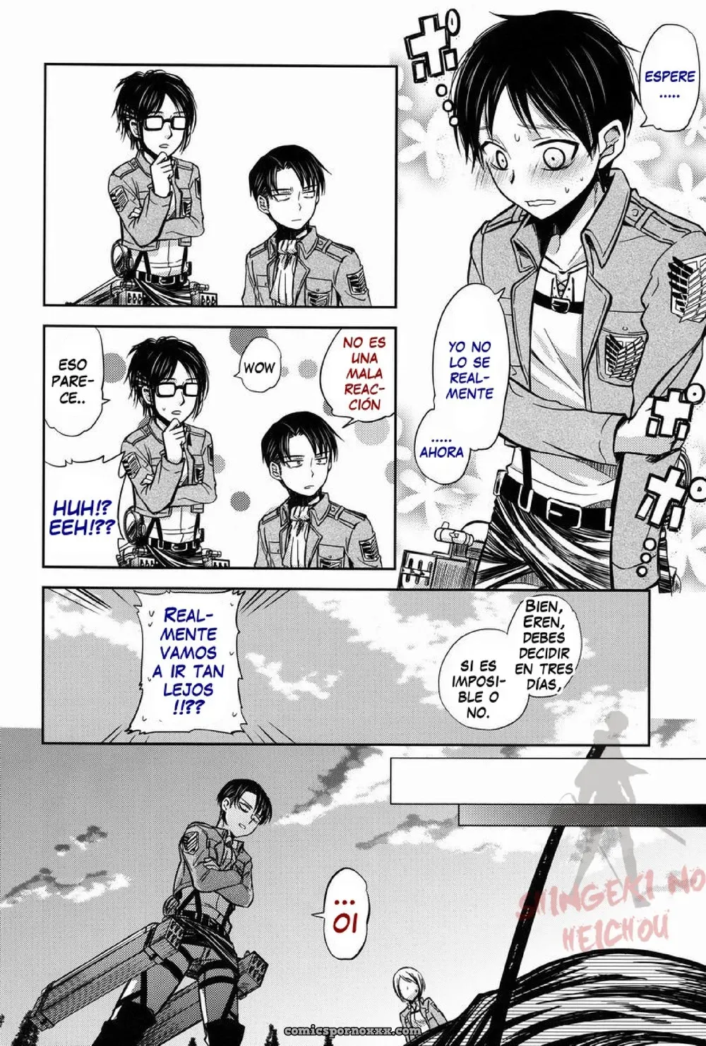 ¡Espera un Momento, Heichou! – Sonic (Pana) x Shingeki no Kyojin - Página 10