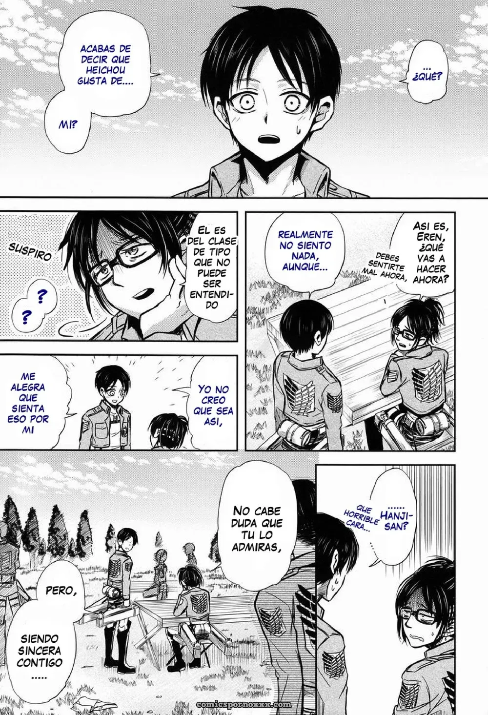 ¡Espera un Momento, Heichou! – Sonic (Pana) x Shingeki no Kyojin - Página 3