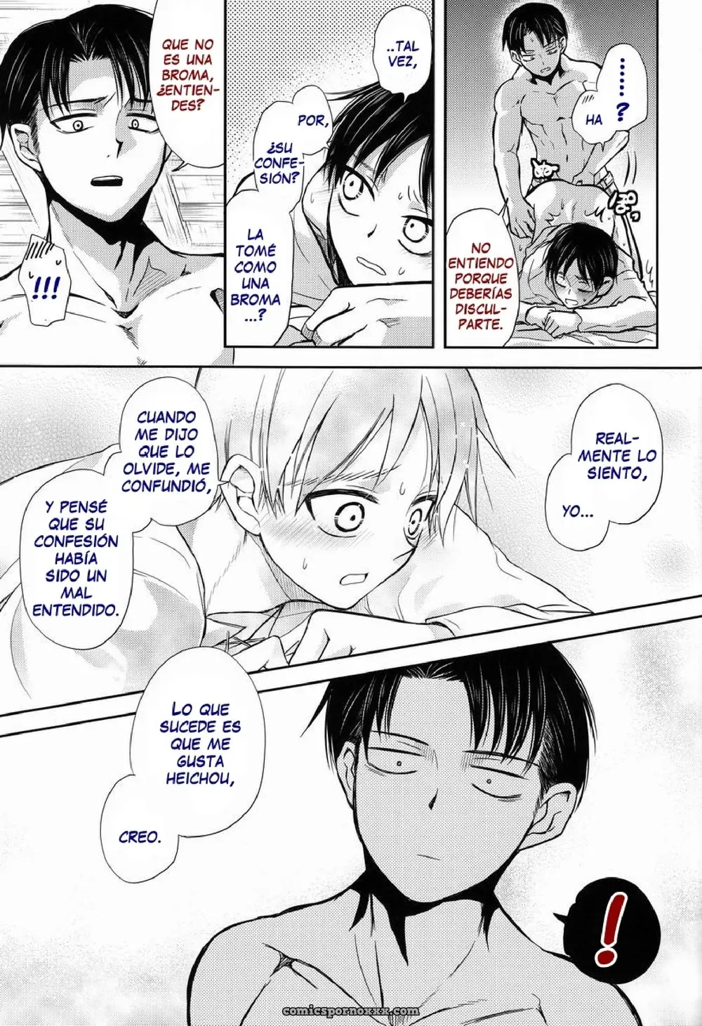 ¡Espera un Momento, Heichou! – Sonic (Pana) x Shingeki no Kyojin - Página 34