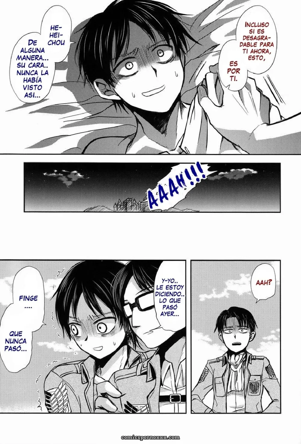 ¡Espera un Momento, Heichou! – Sonic (Pana) x Shingeki no Kyojin - Página 36