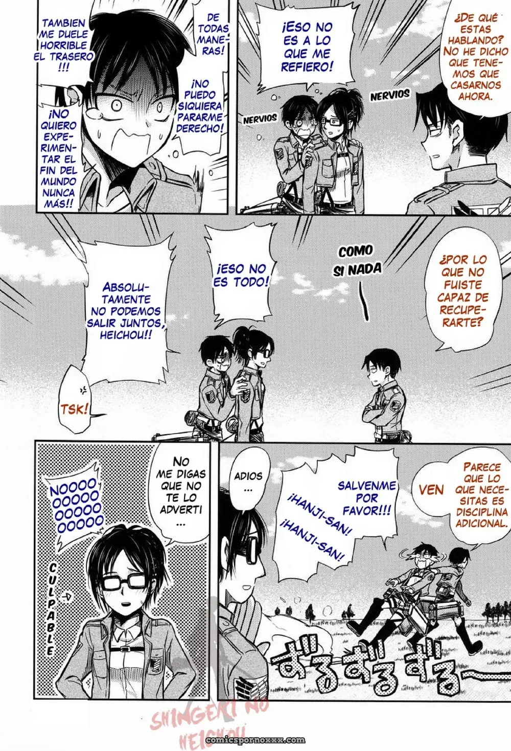 ¡Espera un Momento, Heichou! – Sonic (Pana) x Shingeki no Kyojin - Página 37