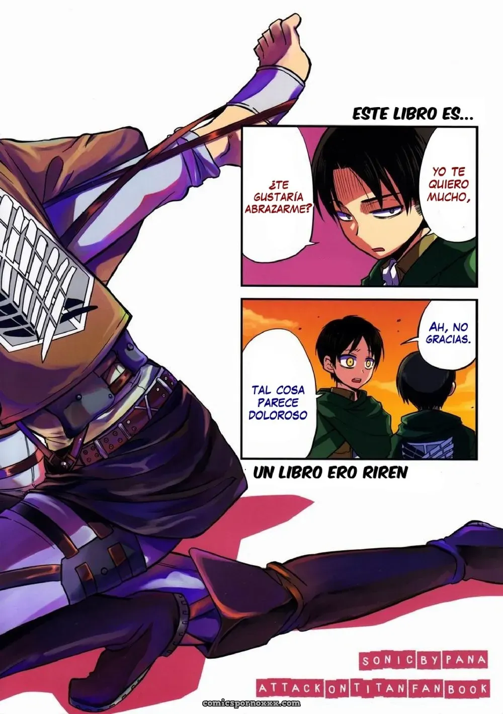 ¡Espera un Momento, Heichou! – Sonic (Pana) x Shingeki no Kyojin - Página 38