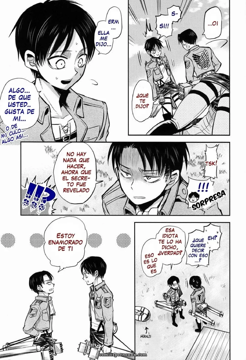 ¡Espera un Momento, Heichou! – Sonic (Pana) x Shingeki no Kyojin - Página 5