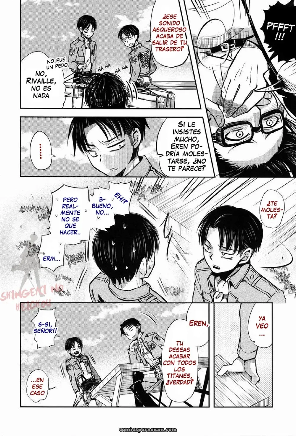 ¡Espera un Momento, Heichou! – Sonic (Pana) x Shingeki no Kyojin - Página 6