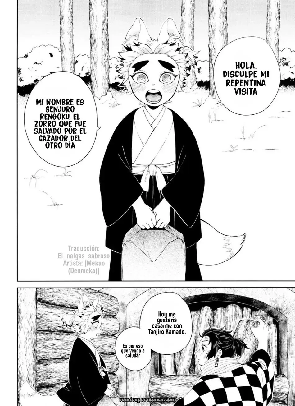 Mekao (Denmeka) Kitsune Musubi #1 [Kimetsu No Yaiba] - Página 10