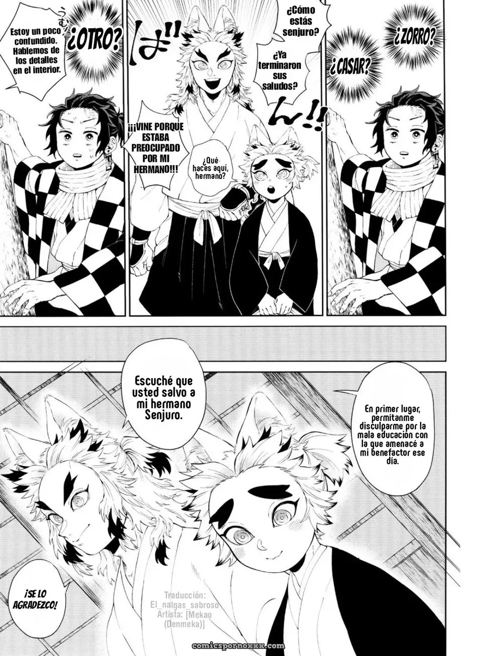 Mekao (Denmeka) Kitsune Musubi #1 [Kimetsu No Yaiba] - Página 11