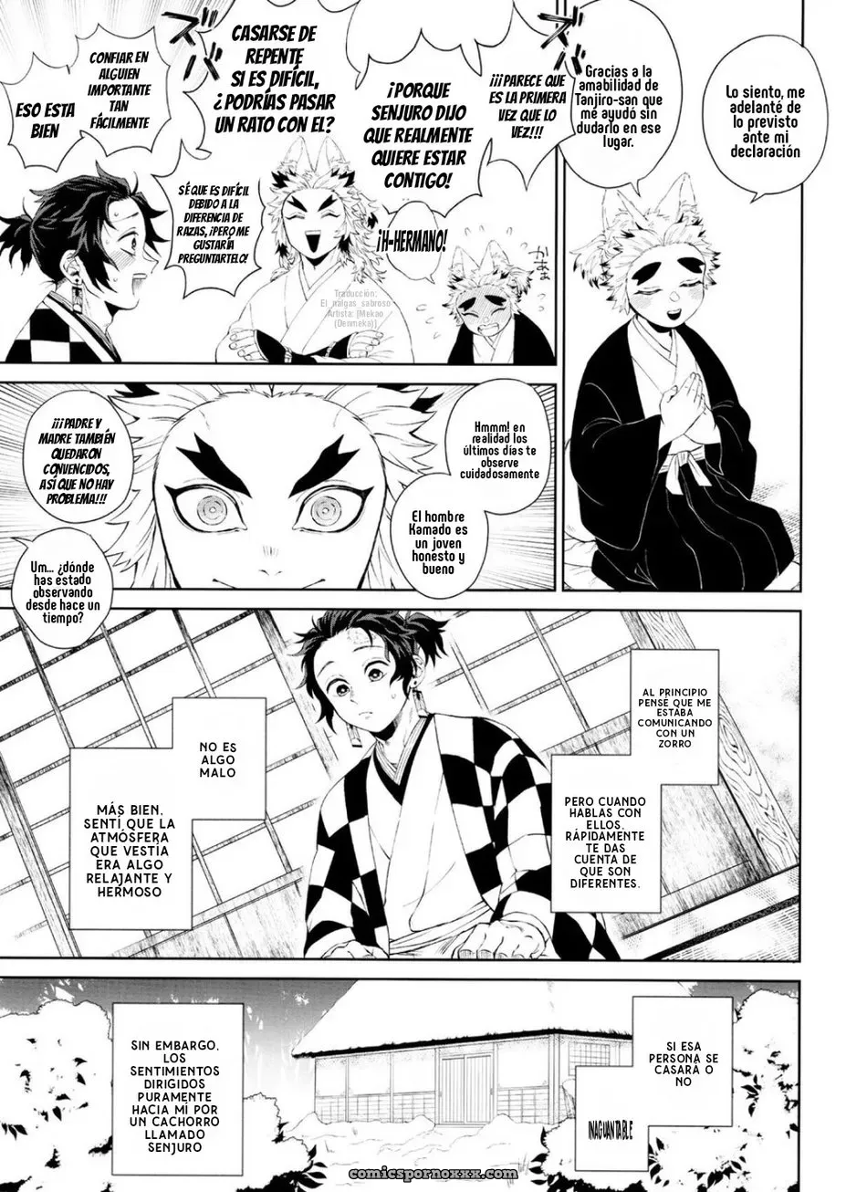 Mekao (Denmeka) Kitsune Musubi #1 [Kimetsu No Yaiba] - Página 13