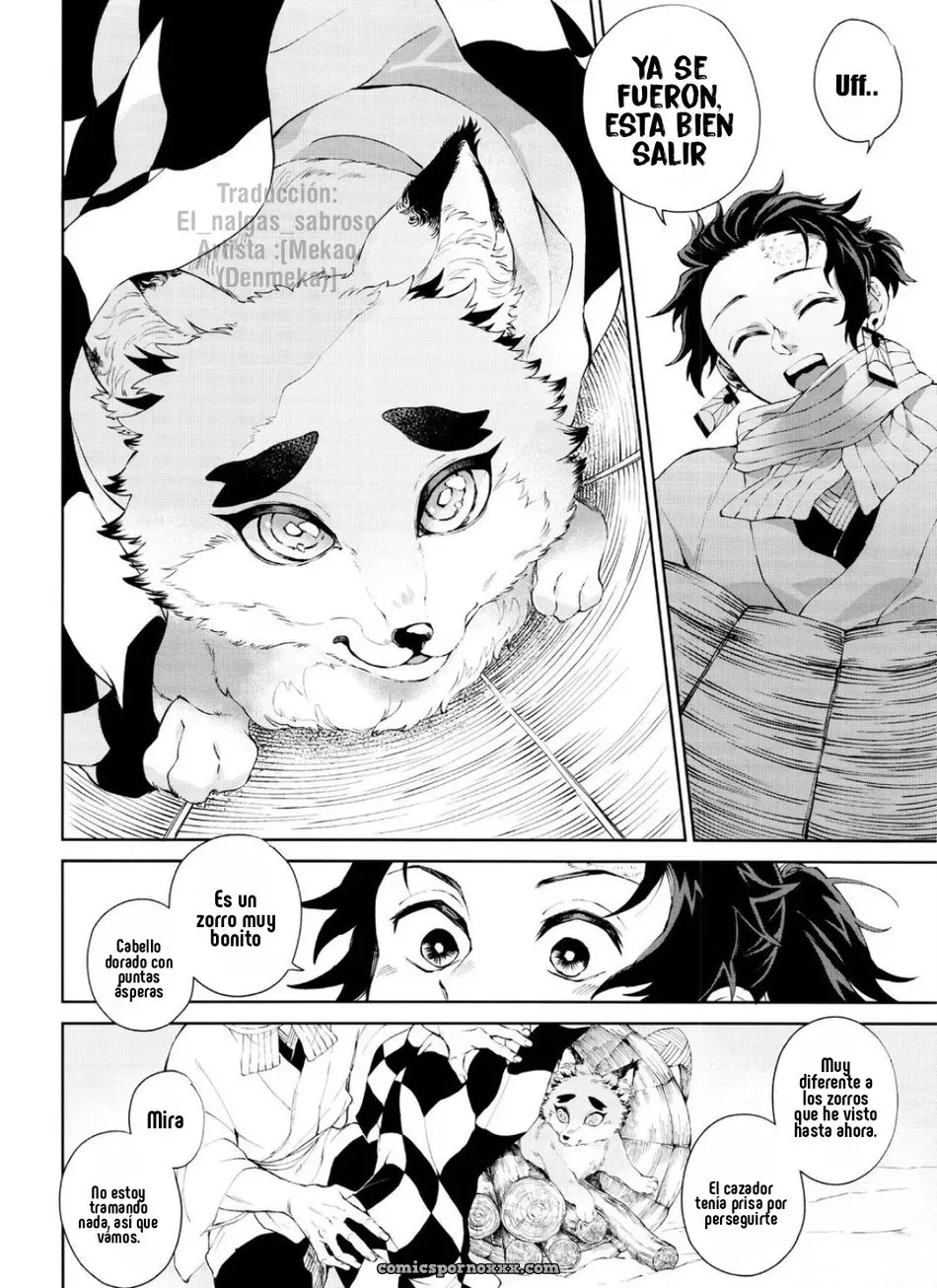 Mekao (Denmeka) Kitsune Musubi #1 [Kimetsu No Yaiba] - Página 8