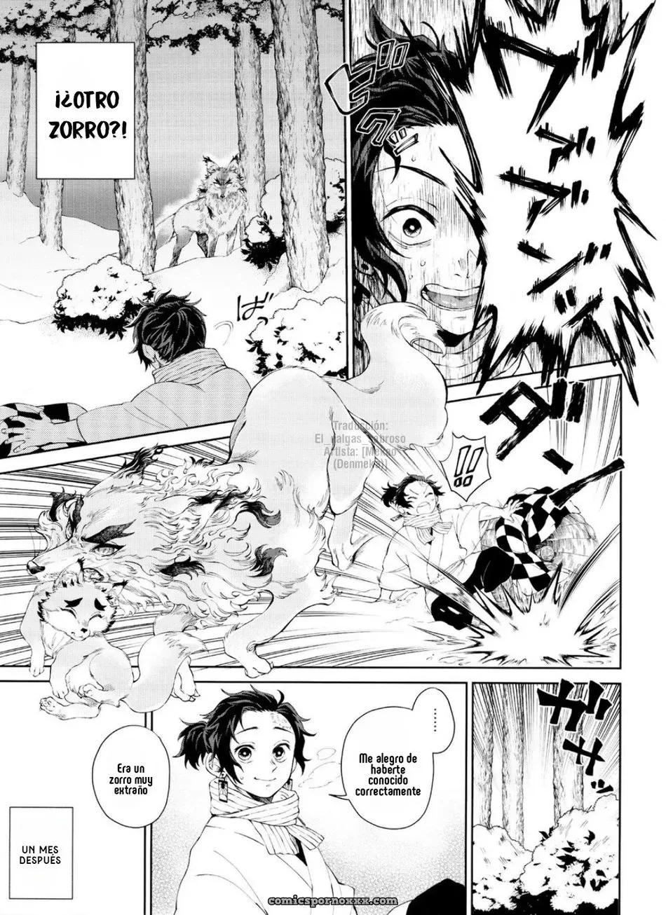Mekao (Denmeka) Kitsune Musubi #1 [Kimetsu No Yaiba] - Página 9