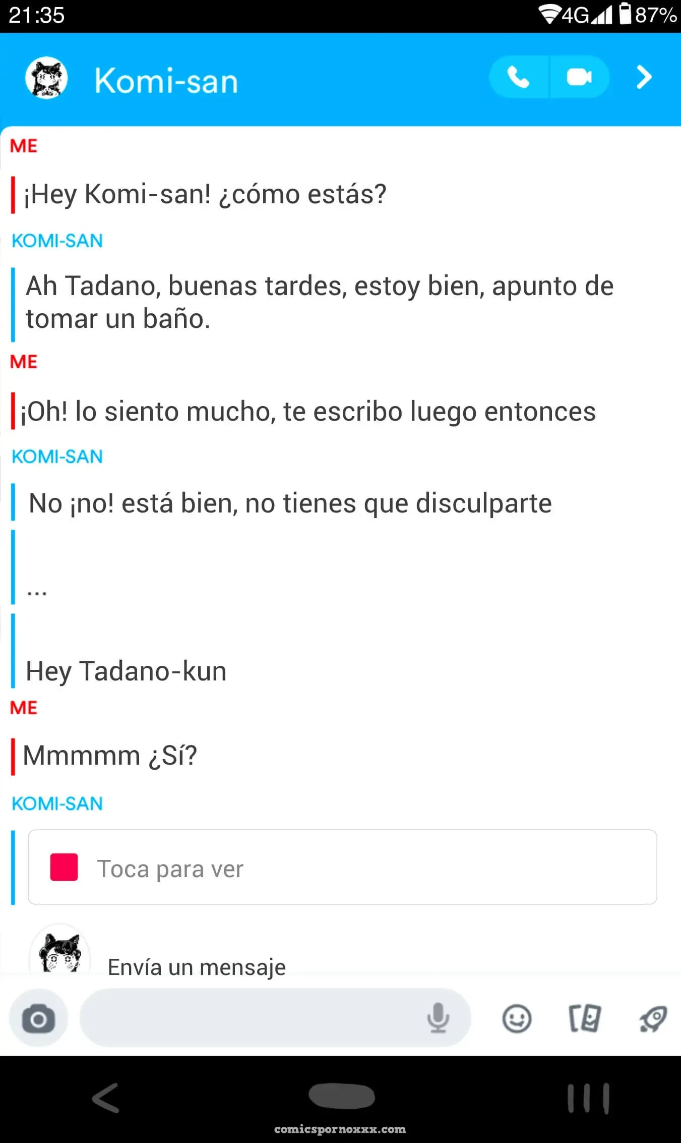 Komi-san No Puede Tener Sexo – Dibujos Nudistas - Página 1