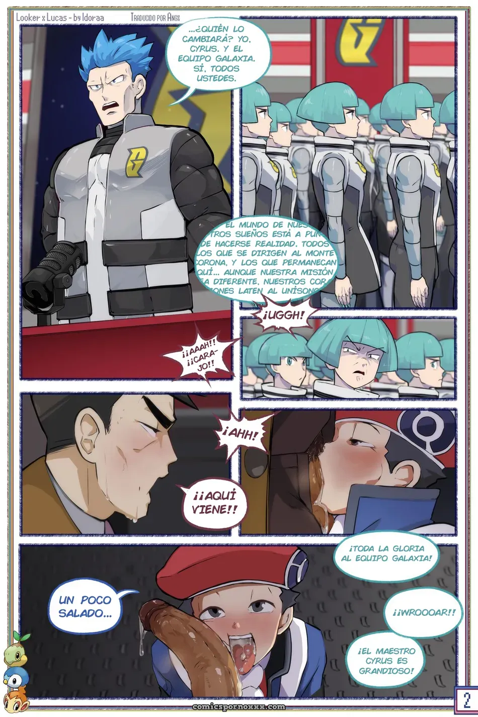 Pokémon Yaoi Mini Comic – Looker & Lucas - Página 2
