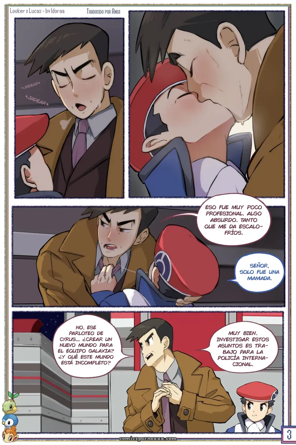Pokémon Yaoi Mini Comic – Looker & Lucas - Página 3