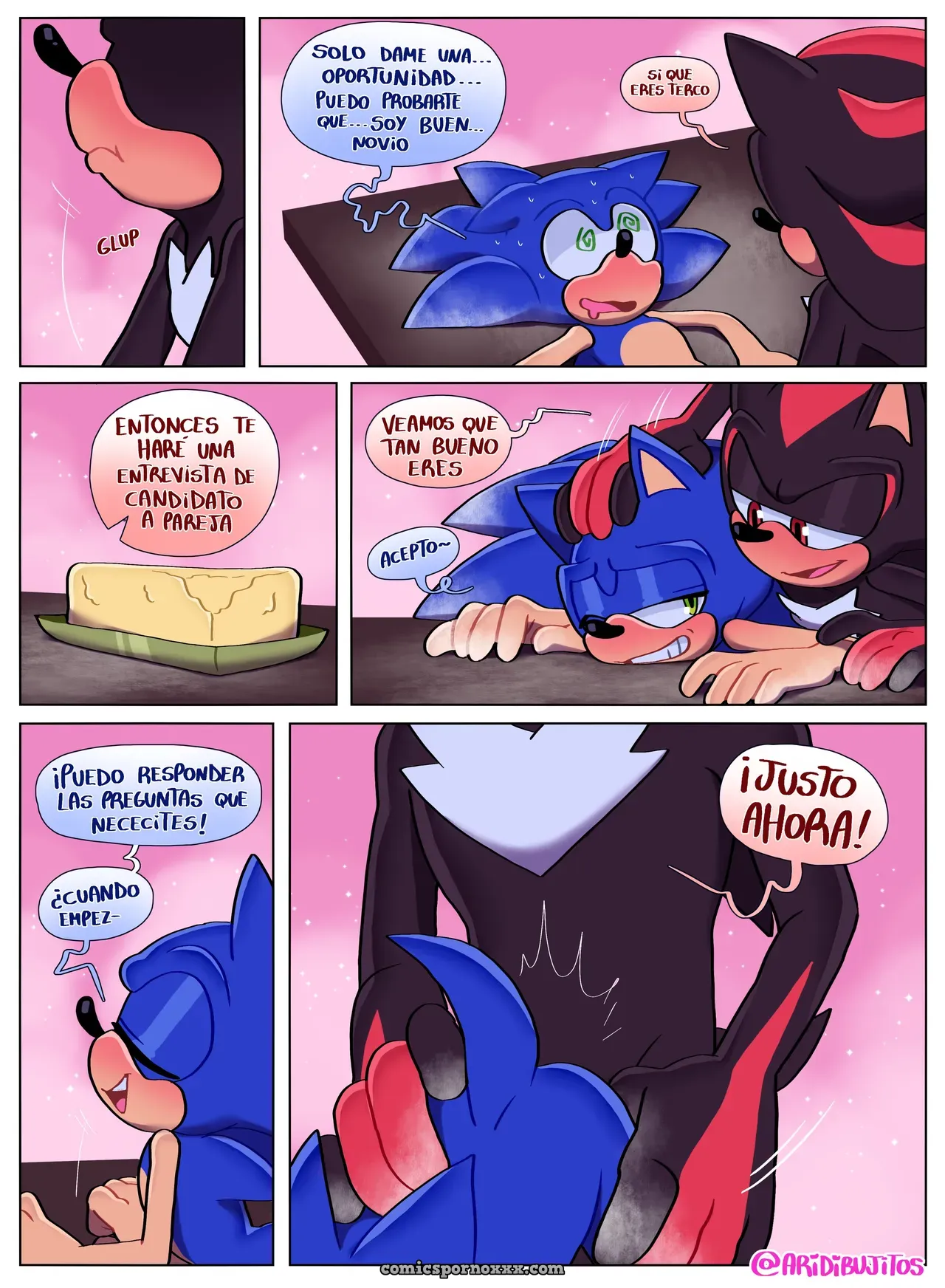 Sonic Sexo Gay en la Cocina con Shadow – Sonadow (Aricueva) - Página 10
