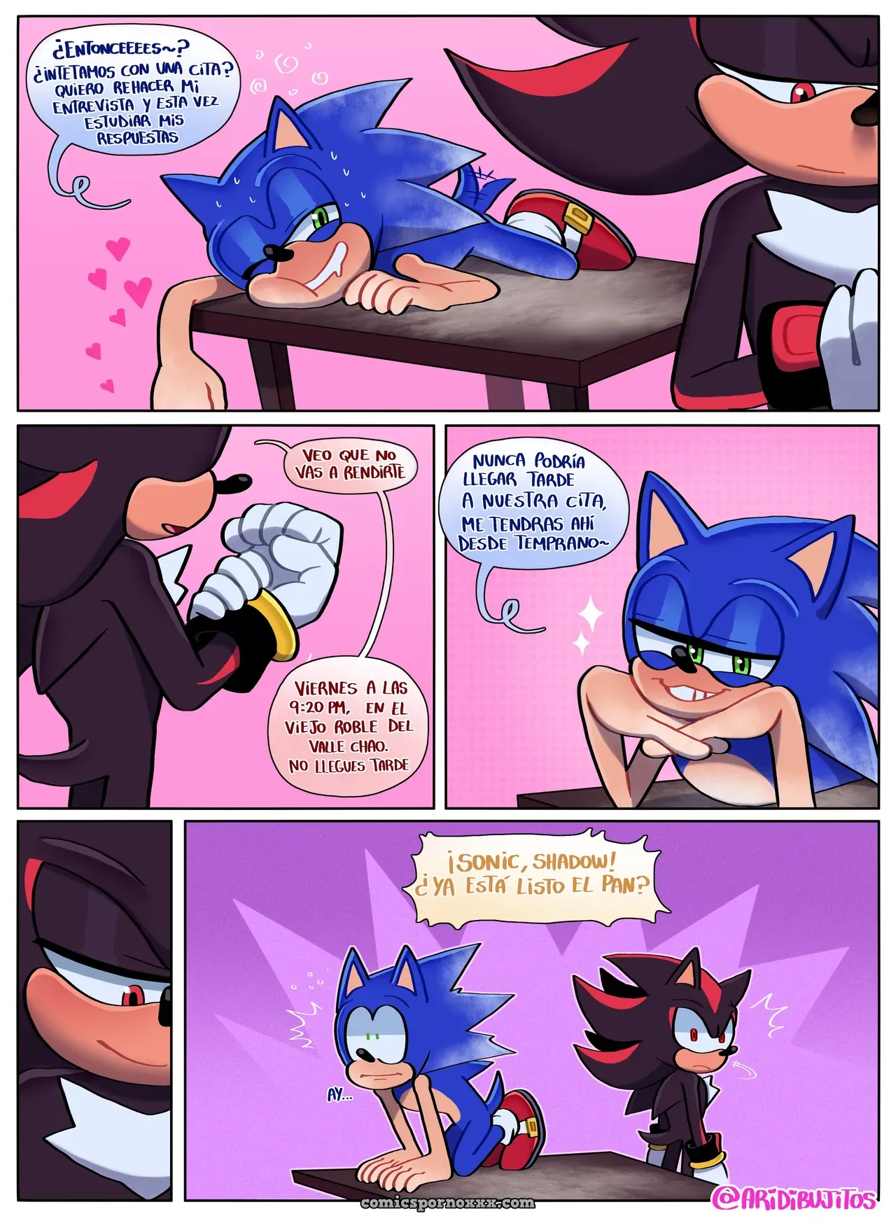 Sonic Sexo Gay en la Cocina con Shadow – Sonadow (Aricueva) - Página 15