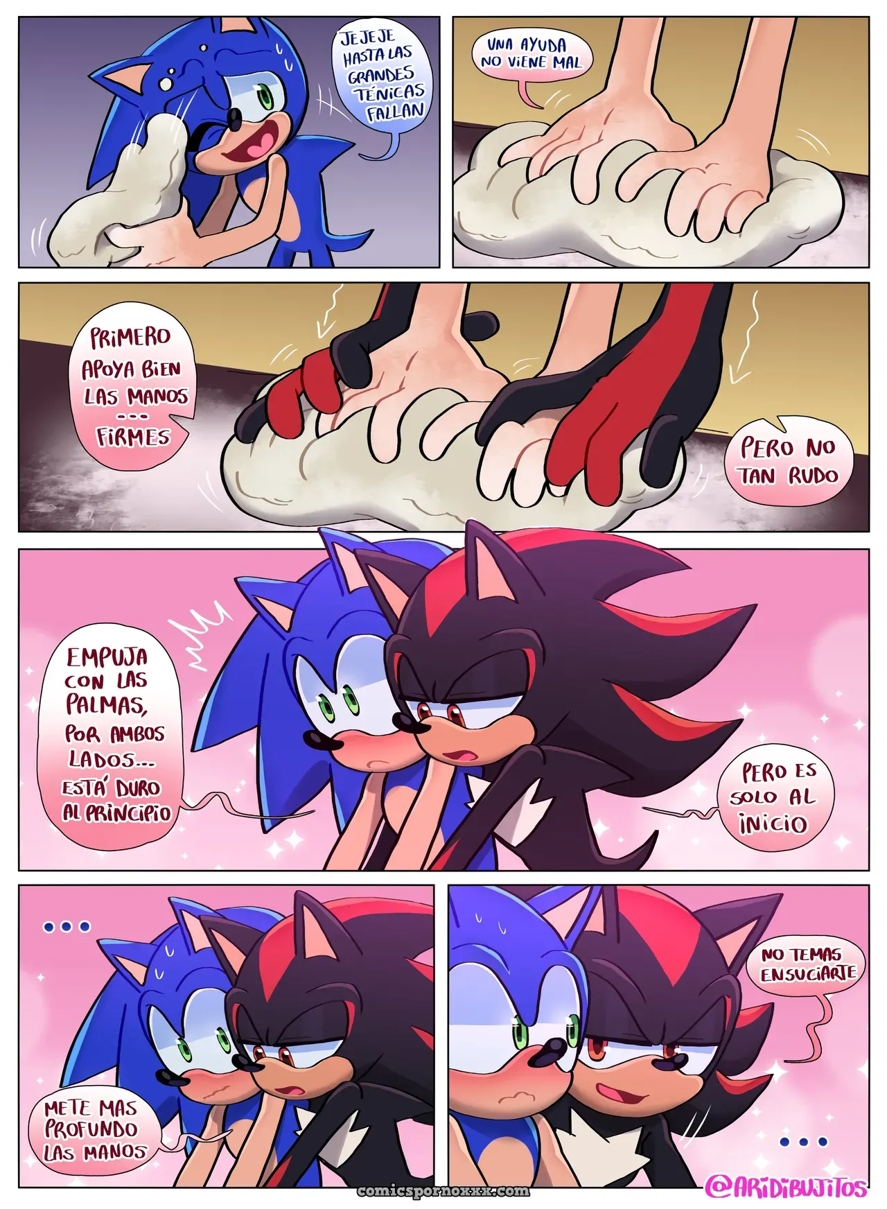Sonic Sexo Gay en la Cocina con Shadow – Sonadow (Aricueva) - Página 2