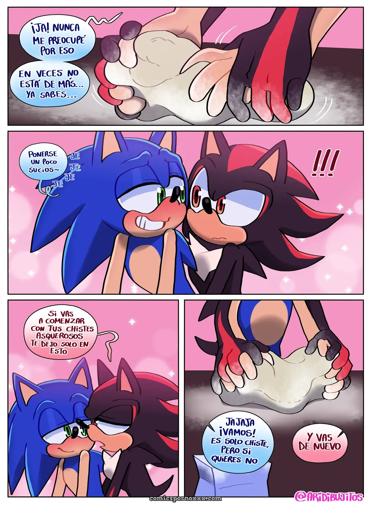 Sonic Sexo Gay en la Cocina con Shadow – Sonadow (Aricueva) - Página 3
