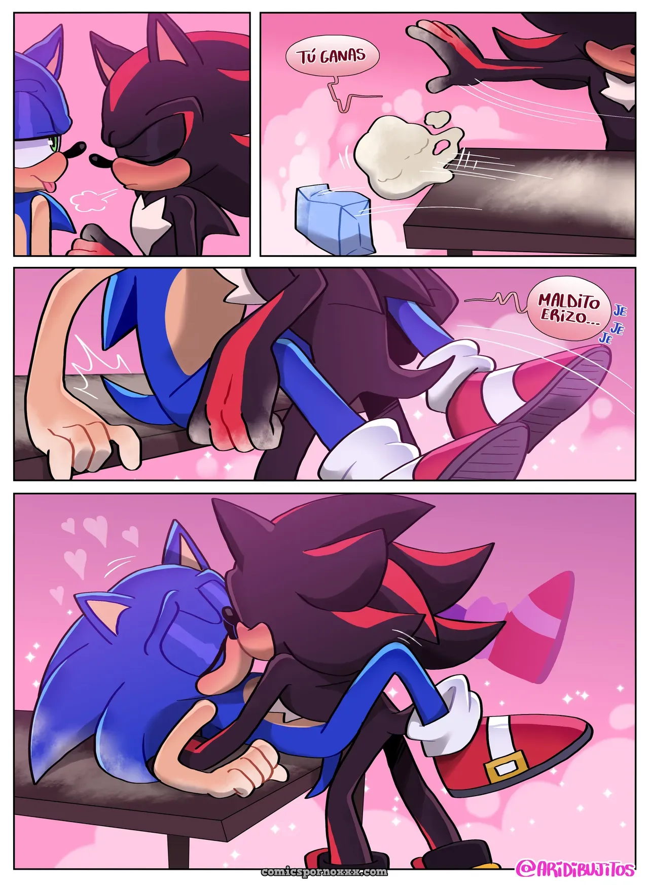 Sonic Sexo Gay en la Cocina con Shadow – Sonadow (Aricueva) - Página 5
