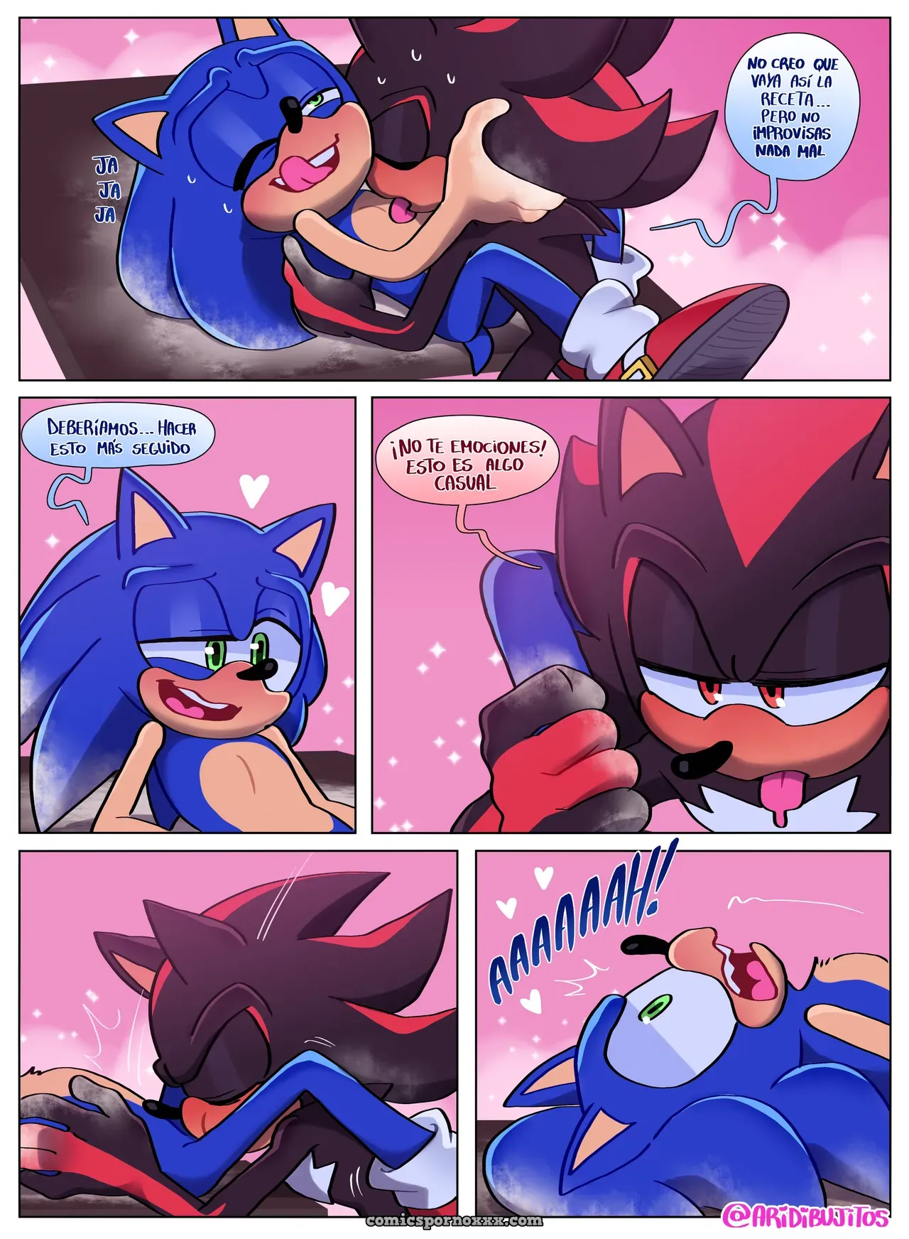 Sonic Sexo Gay en la Cocina con Shadow – Sonadow (Aricueva) - Página 6