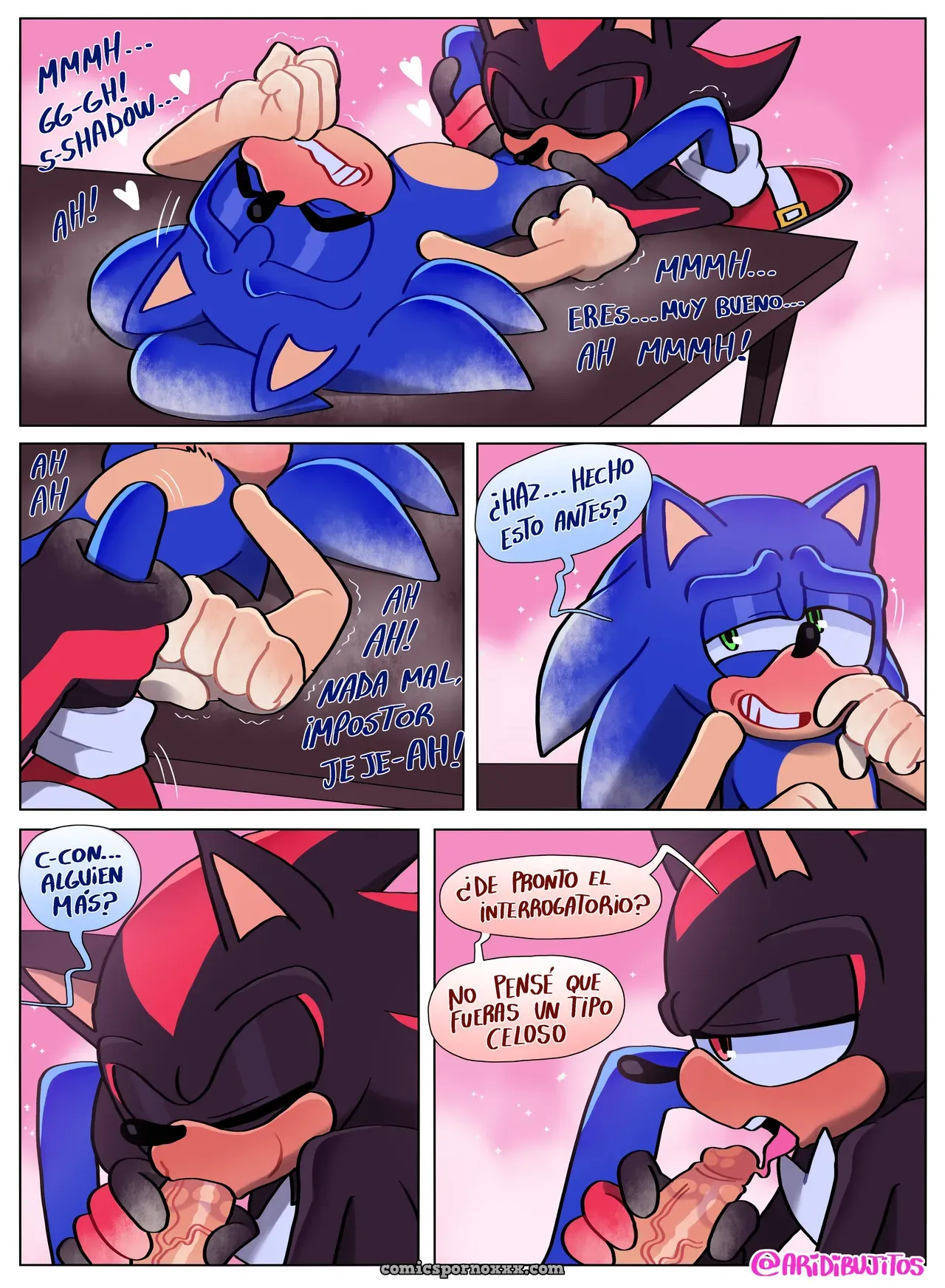 Sonic Sexo Gay en la Cocina con Shadow – Sonadow (Aricueva) - Página 7