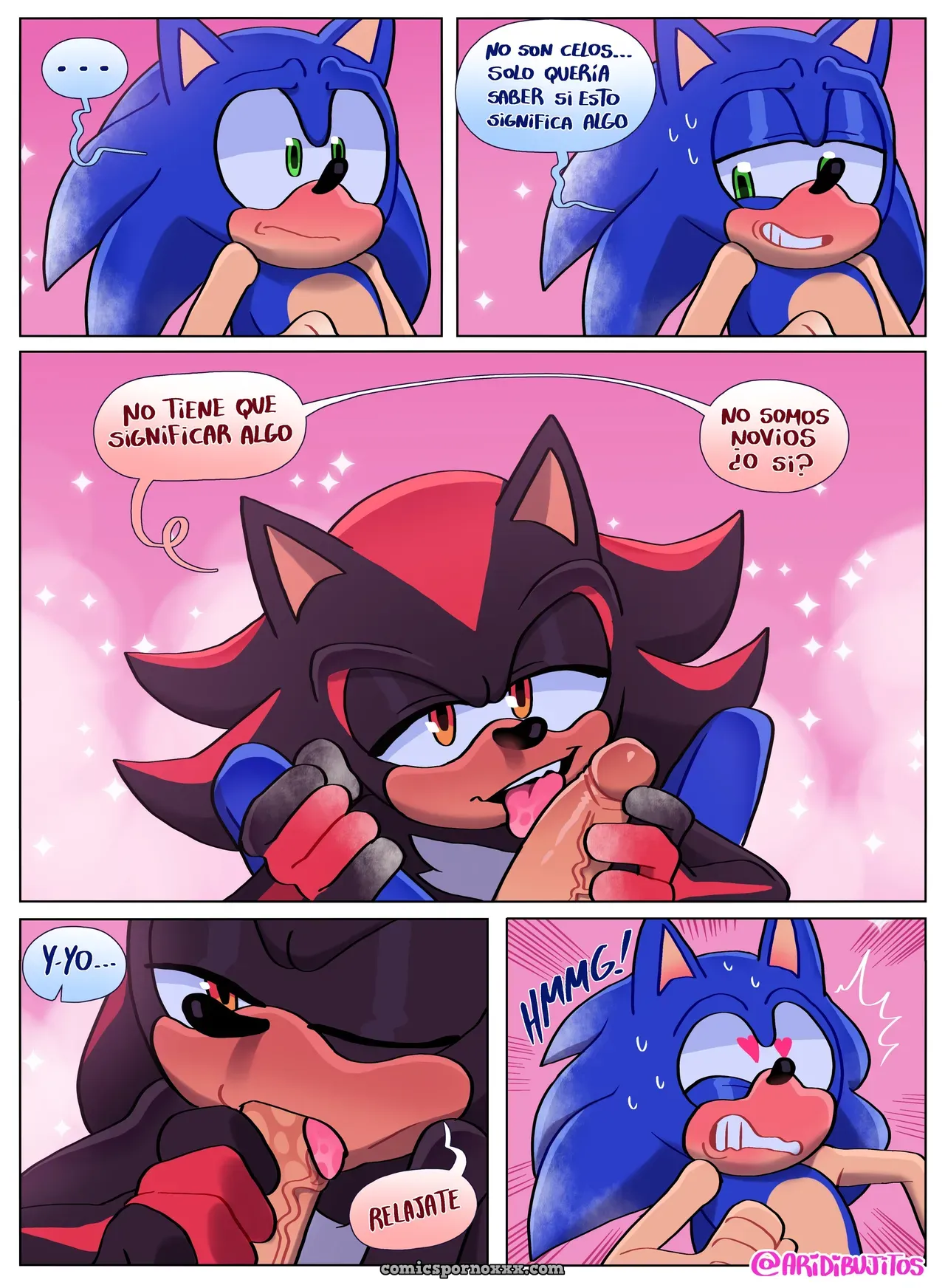 Sonic Sexo Gay en la Cocina con Shadow – Sonadow (Aricueva) - Página 8