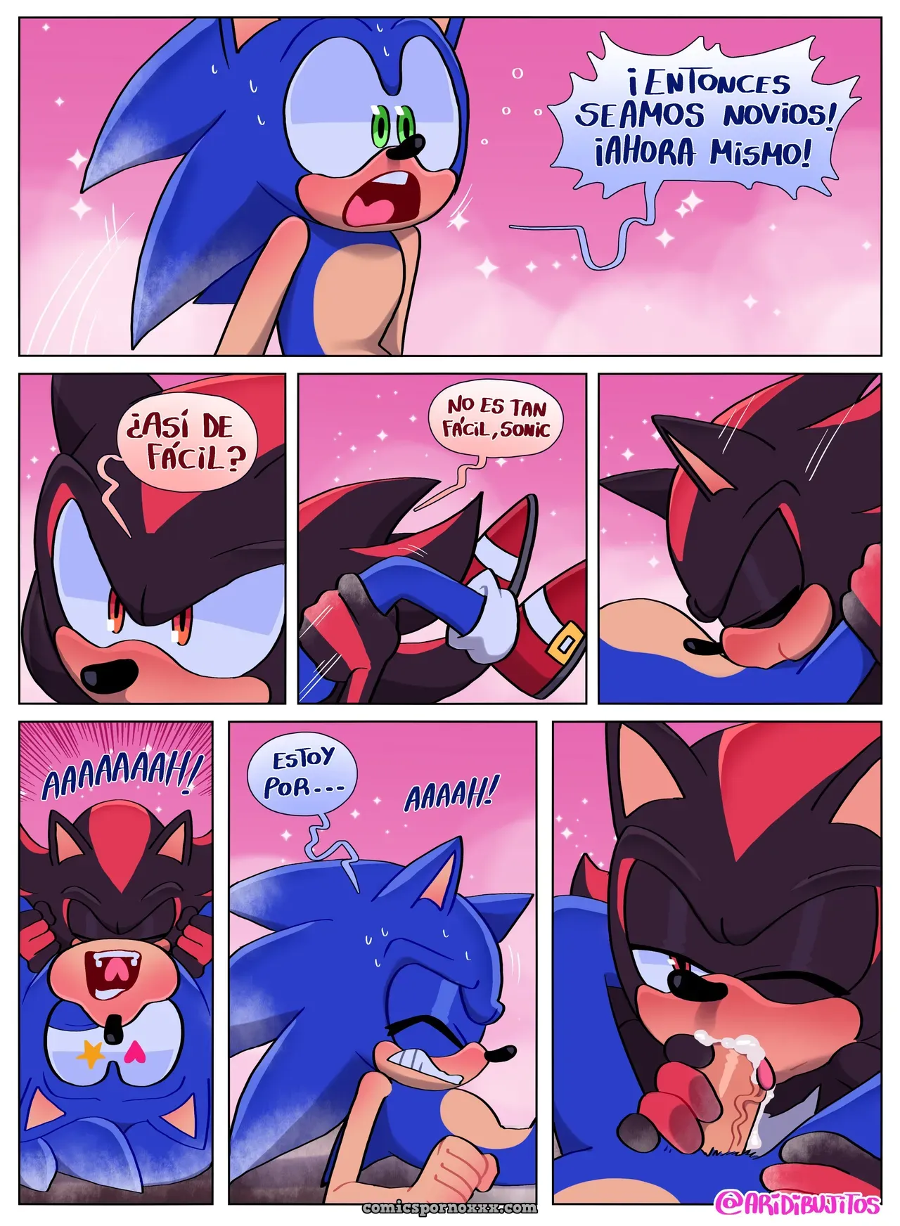 Sonic Sexo Gay en la Cocina con Shadow – Sonadow (Aricueva) - Página 9