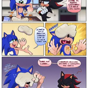Sonic Sexo Gay en la Cocina con Shadow - Sonadow (Aricueva) - Página 1