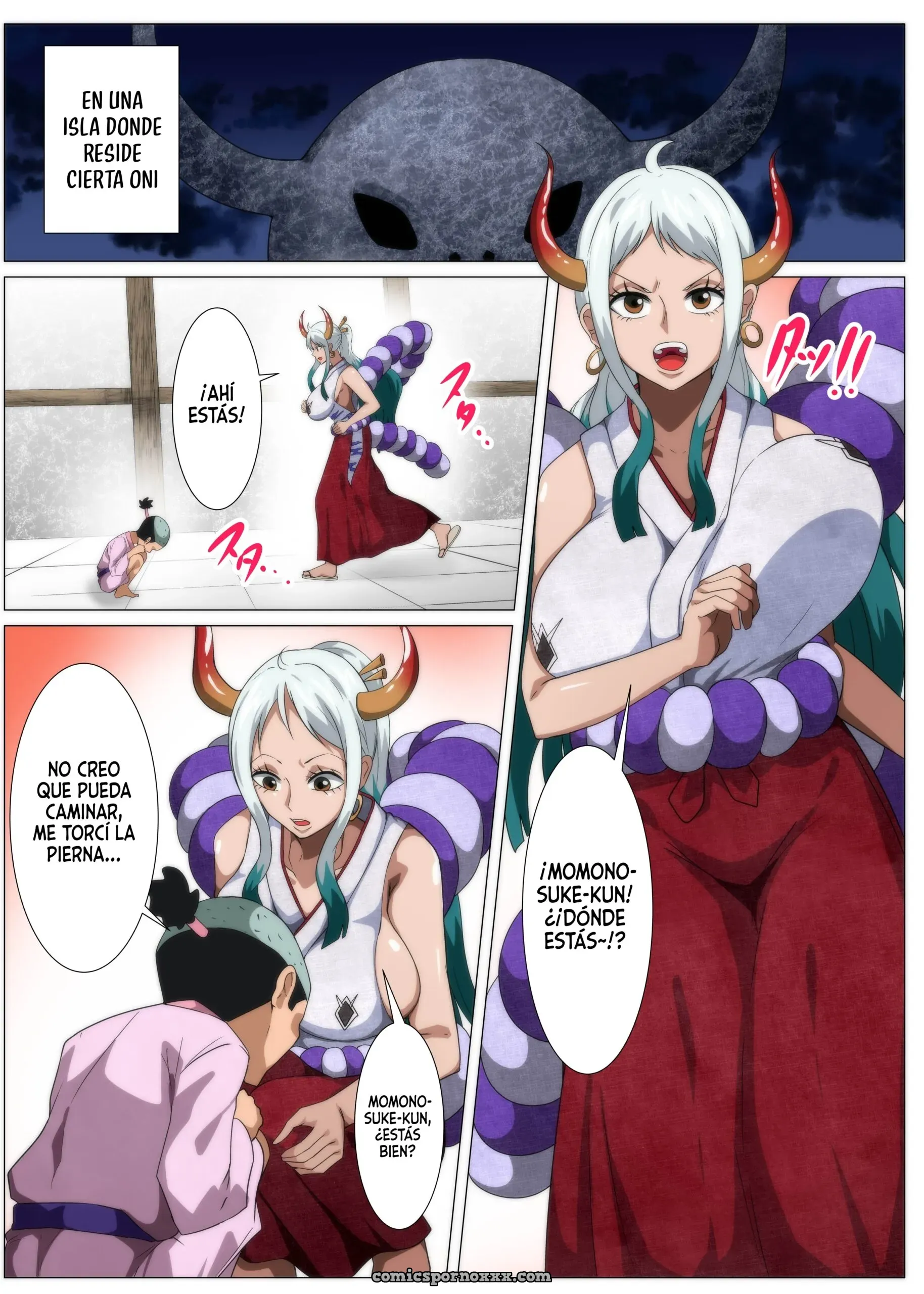 La Primera Vez Que Una Chica Oni De Grandes Tetas Tiene Relaciones Sexuales – Q Doujin - Página 2
