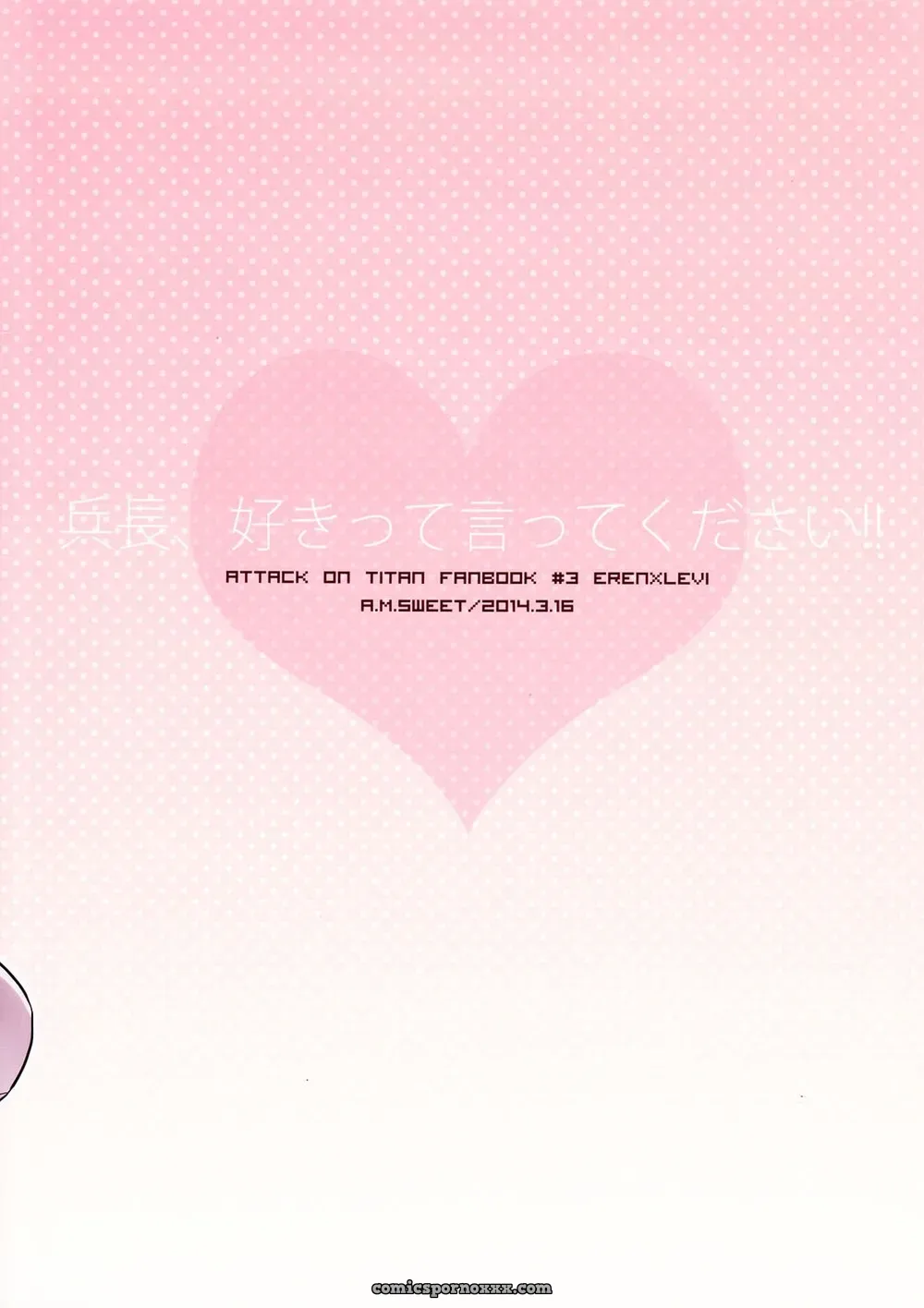 Heichou Suki Tte Itte Kudasai! by Harucc19 and Hinako A.M.Sweet - Página 41