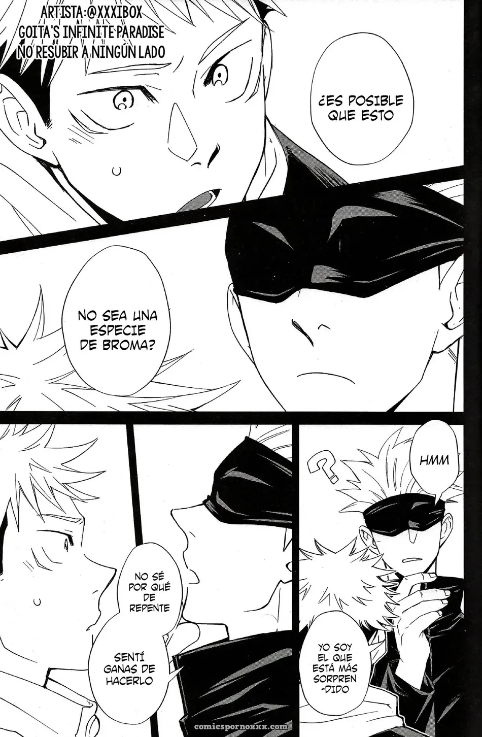 Please, Kiss me – Jujutsu Kaisen Gay - Página 10