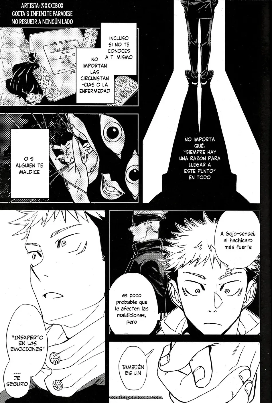 Please, Kiss me – Jujutsu Kaisen Gay - Página 12