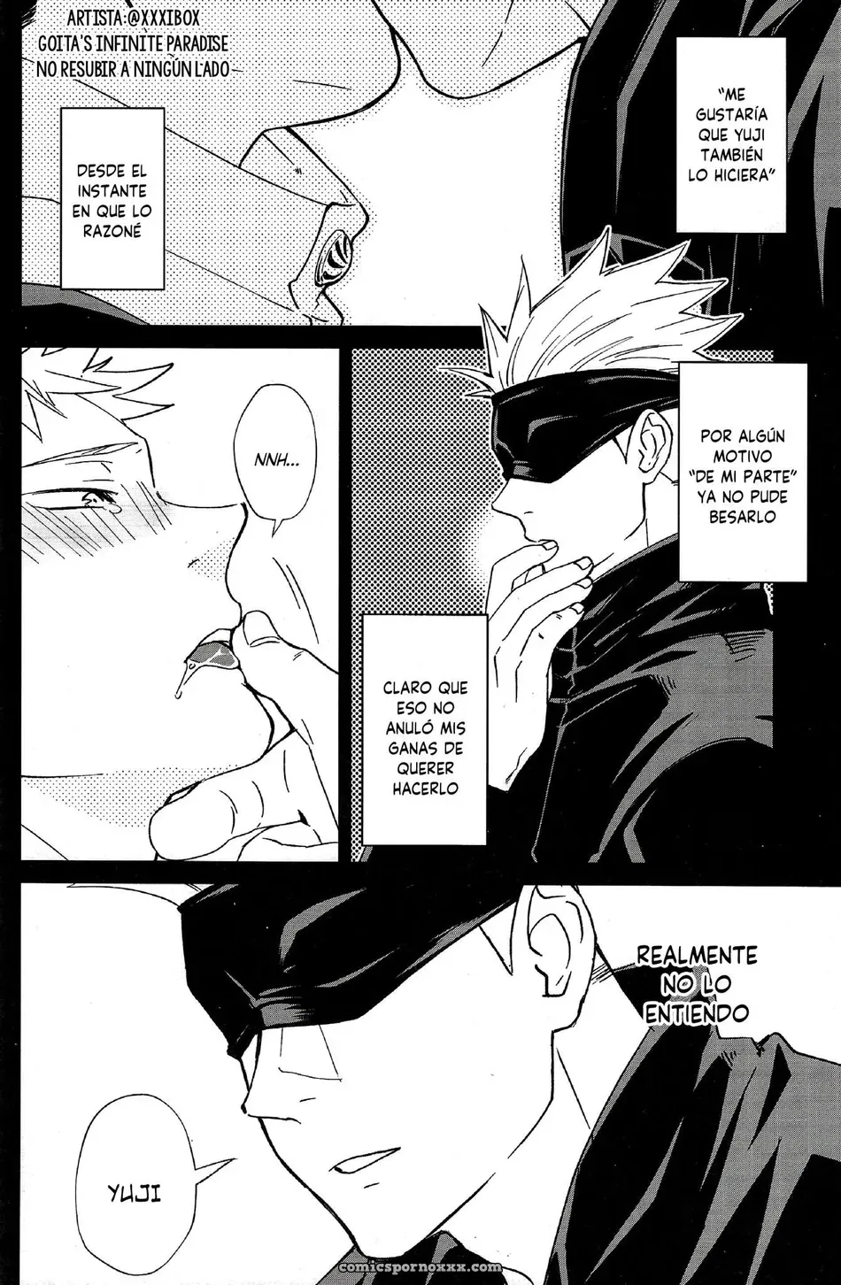 Please, Kiss me – Jujutsu Kaisen Gay - Página 19