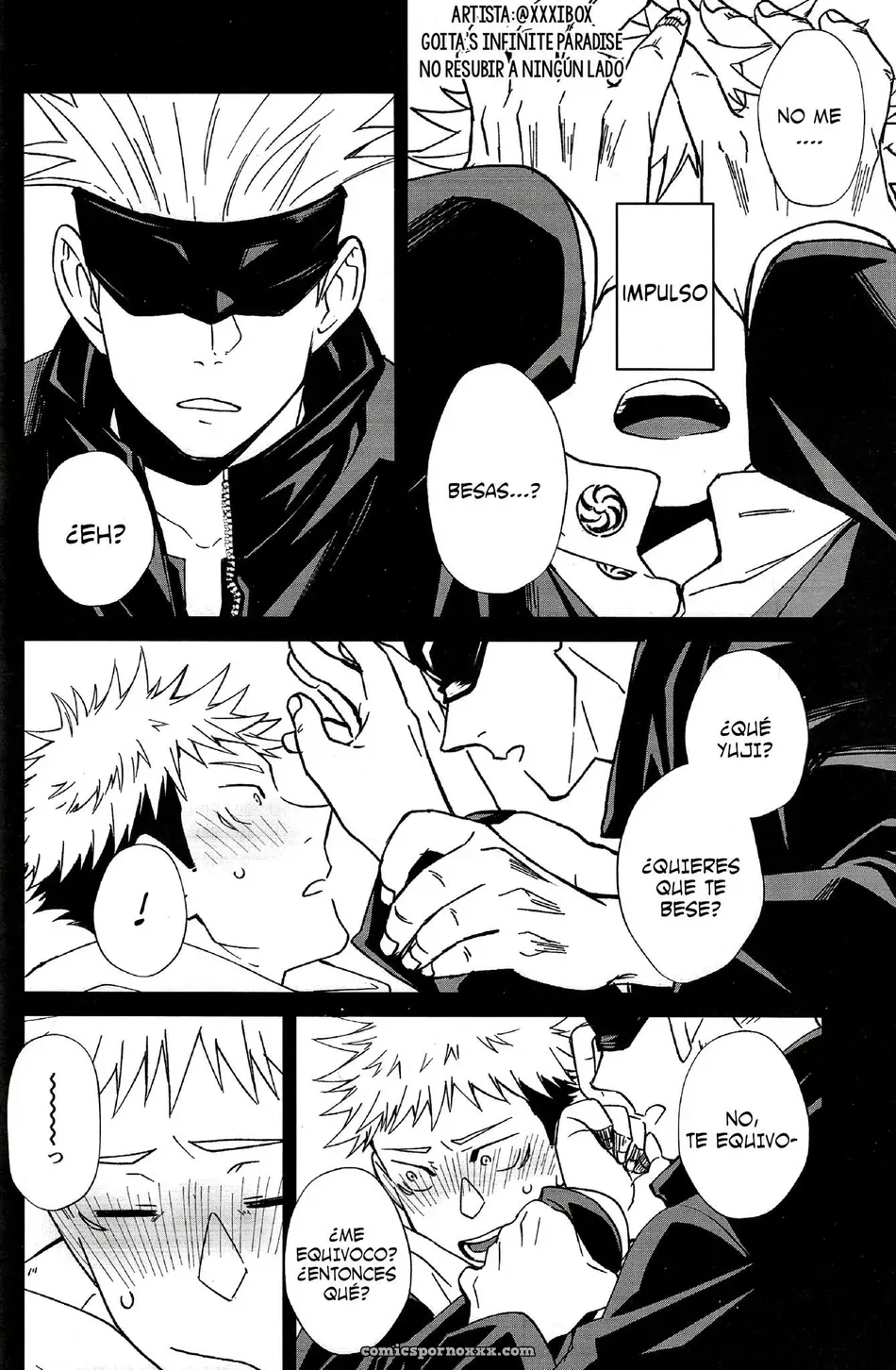 Please, Kiss me – Jujutsu Kaisen Gay - Página 23