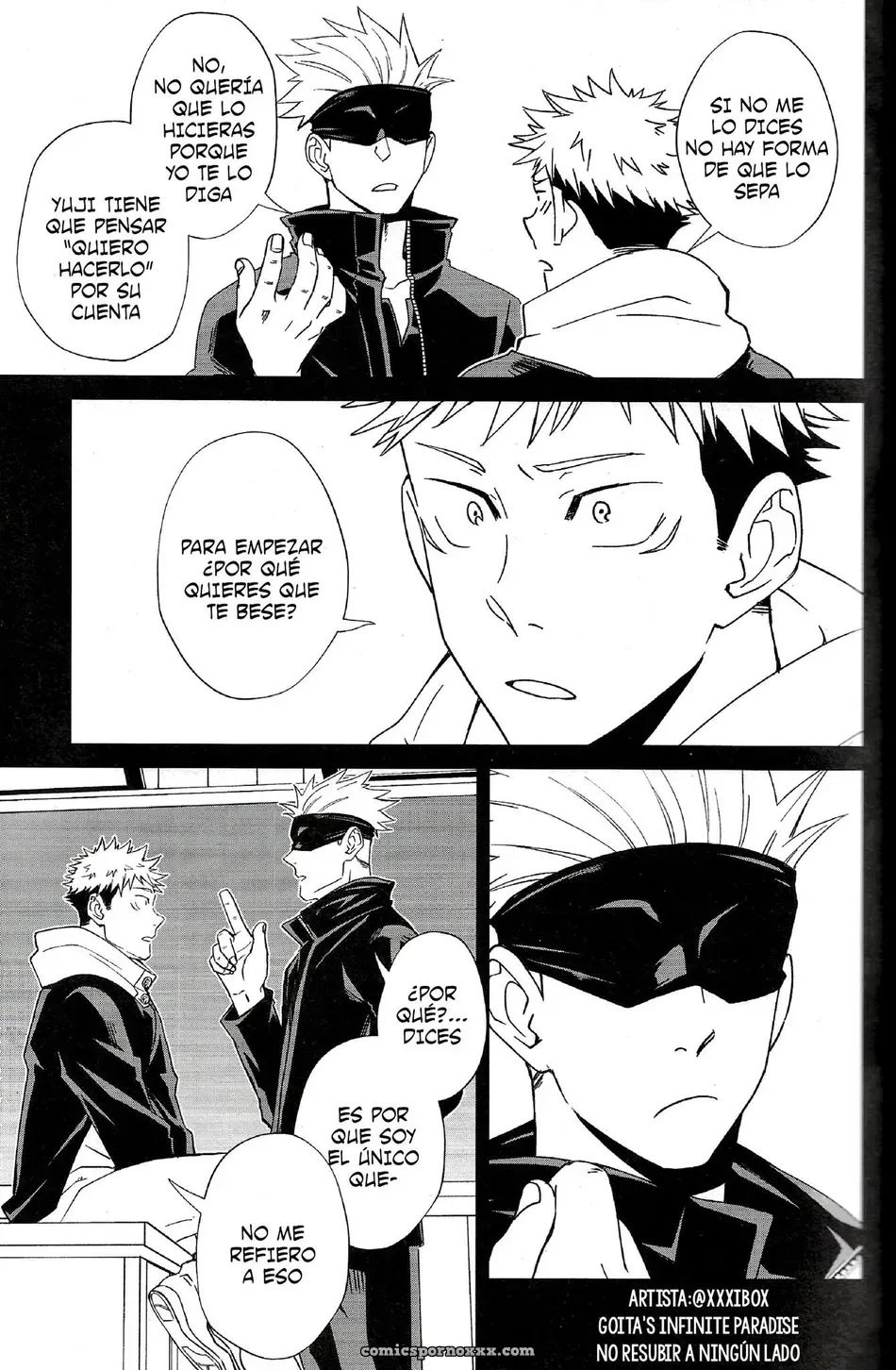 Please, Kiss me – Jujutsu Kaisen Gay - Página 26