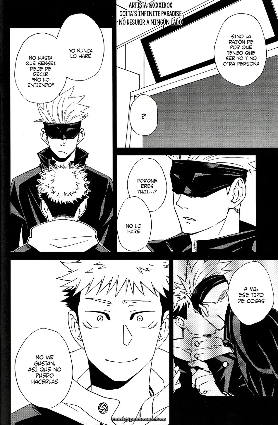 Please, Kiss me – Jujutsu Kaisen Gay - Página 27