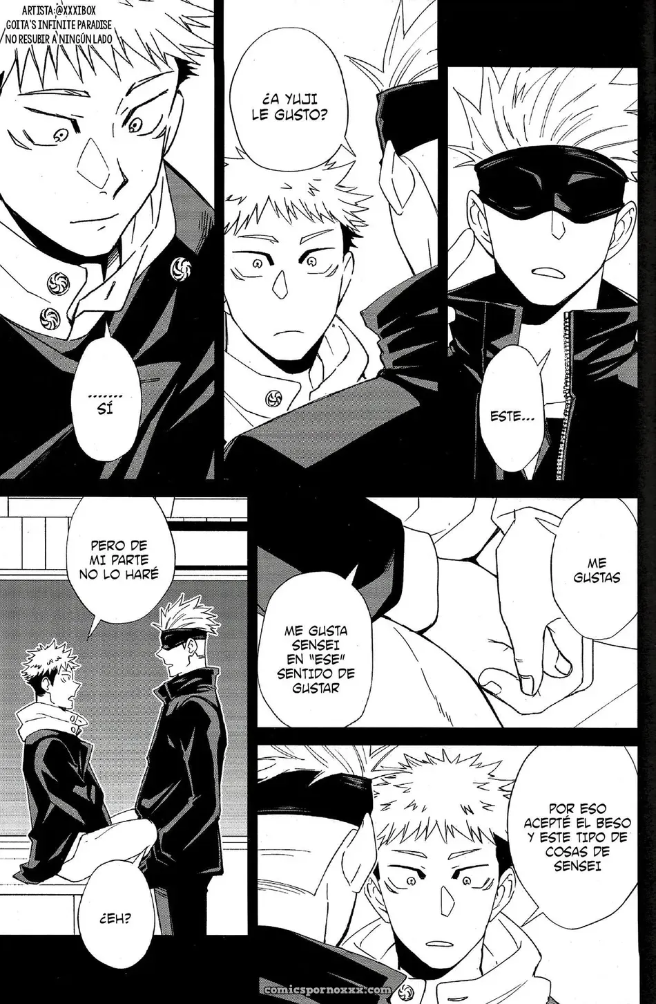Please, Kiss me – Jujutsu Kaisen Gay - Página 28