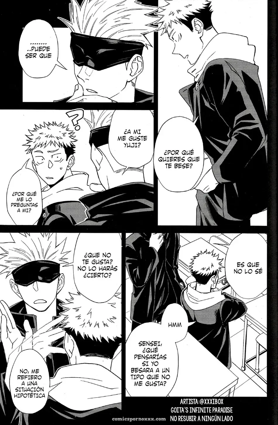 Please, Kiss me – Jujutsu Kaisen Gay - Página 30