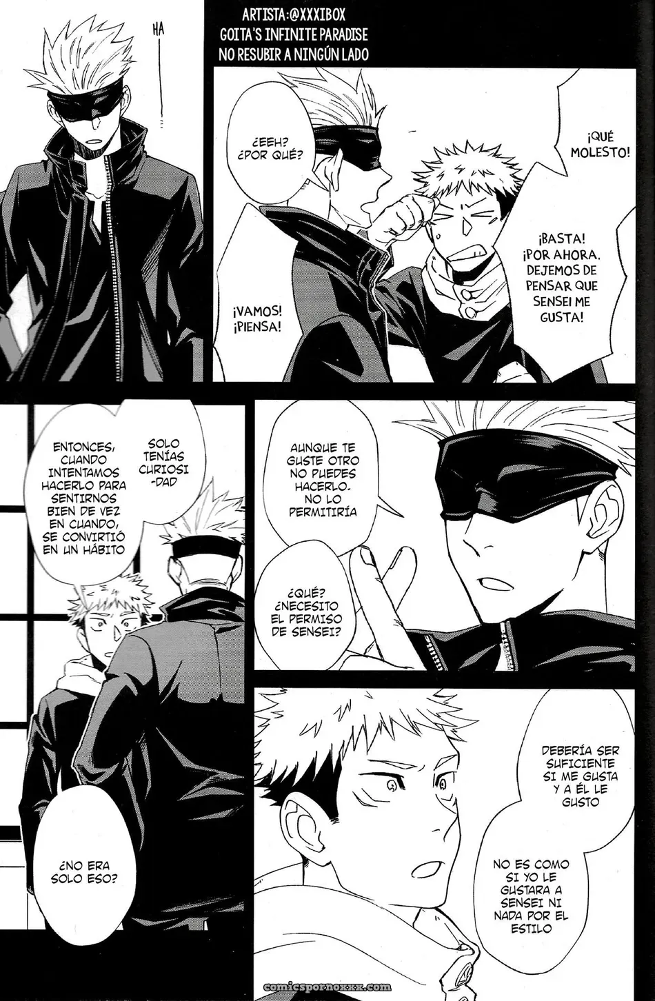Please, Kiss me – Jujutsu Kaisen Gay - Página 32