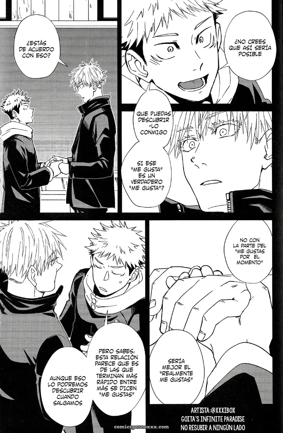 Please, Kiss me – Jujutsu Kaisen Gay - Página 36