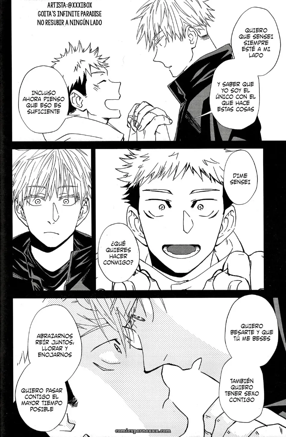 Please, Kiss me – Jujutsu Kaisen Gay - Página 37