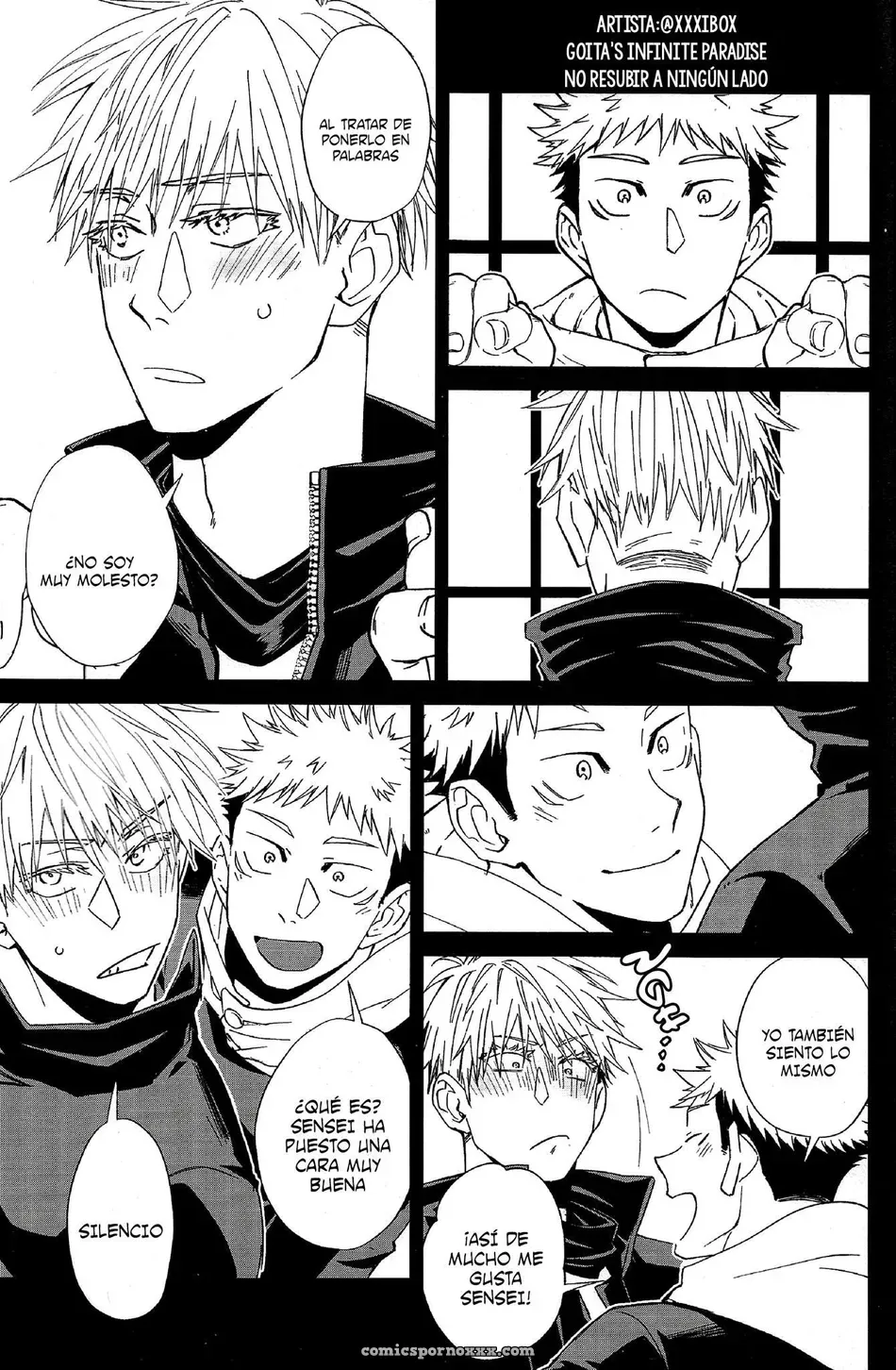Please, Kiss me – Jujutsu Kaisen Gay - Página 38